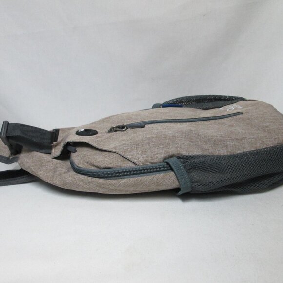 WATERFLY Crossbody Sling Backpack Bag Travel Hiking Chest Daypack canvas adjust - Picture 7 of 12